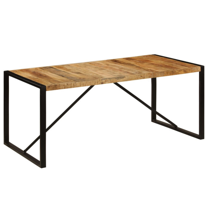 Table à manger 180x90x75 cm Bois de manguier massif | Mobilier & Déco