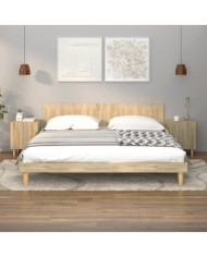 Tables de chevet 2 pcs Chêne Sonoma Bois d'ingénierie | Mobilier & Déco