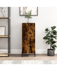 Buffet Chêne fumé 34,5x34x90 cm Bois d'ingénierie | Mobilier & Déco