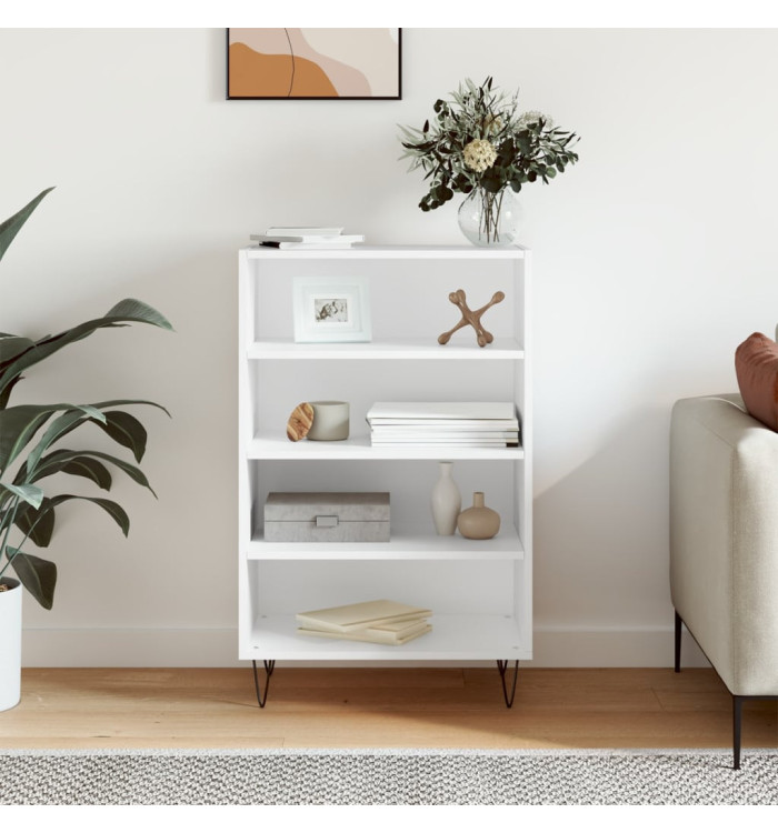 Buffet haut blanc 57x35x90 cm bois d'ingénierie | Mobilier & Déco