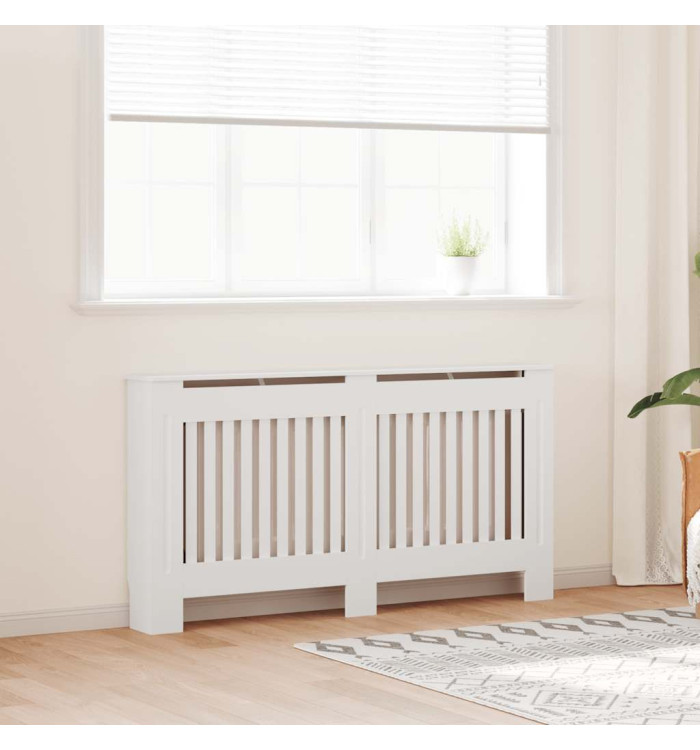 Cache-radiateur 152 cm MDF Blanc | Mobilier & Déco
