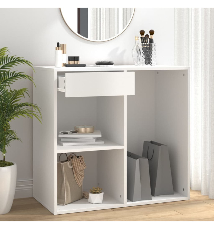 Armoire à cosmétiques Blanc 80x40x75 cm Bois d'ingénierie | Mobilier & Déco