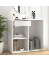 Armoire à cosmétiques Blanc 80x40x75 cm Bois d'ingénierie | Mobilier & Déco