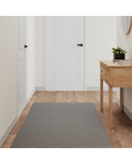 Tapis de couloir gris 80x180 cm | Mobilier & Déco