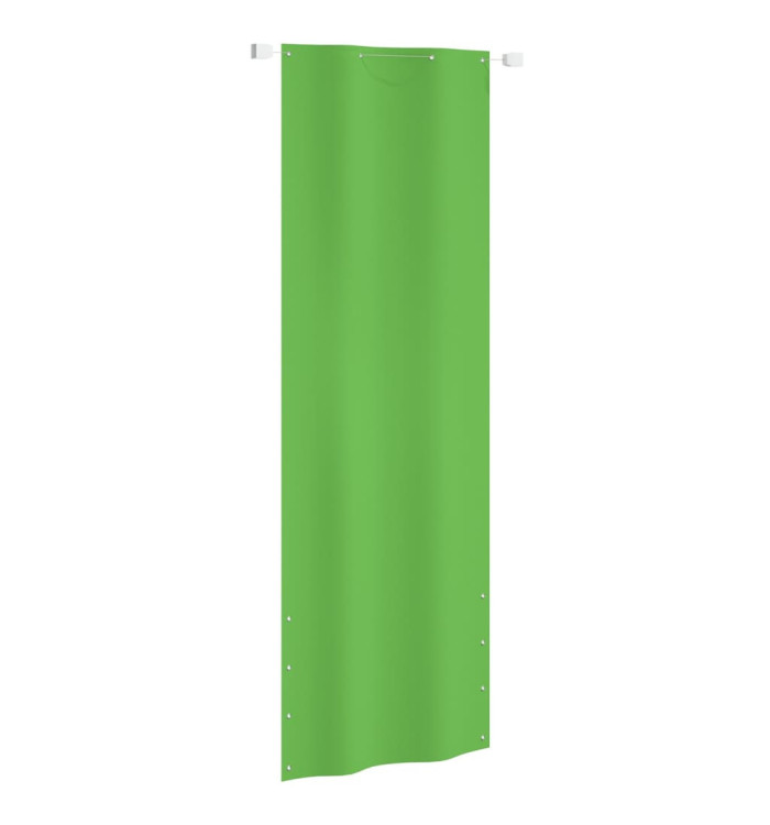 Écran de balcon Vert clair 80x240 cm Tissu Oxford | Mobilier & Déco