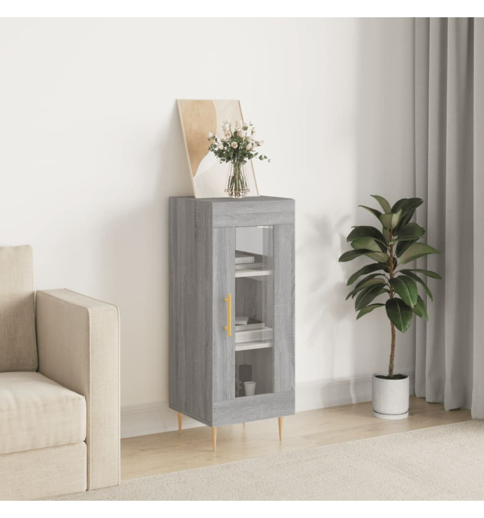 Buffet Sonoma gris 34,5x34x90 cm Bois d'ingénierie | Mobilier & Déco