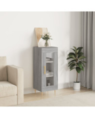 Buffet Sonoma gris 34,5x34x90 cm Bois d'ingénierie | Mobilier & Déco
