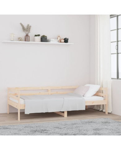 Lit de jour sans matelas 80x200 cm bois de pin massif | Mobilier & Déco