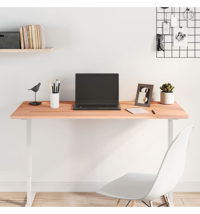 Dessus de bureau 110x55x1,5 cm bois massif de hêtre | Mobilier & Déco