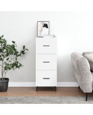 Buffet blanc 34,5x34x90 cm bois d'ingénierie | Mobilier & Déco
