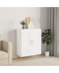Buffet blanc 69,5x34x90 cm bois d'ingénierie | Mobilier & Déco