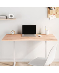 Dessus de bureau 110x(55-60)x2,5 cm bois massif de hêtre | Mobilier & Déco