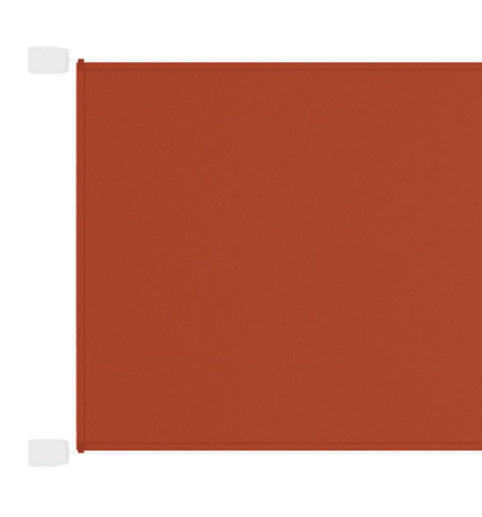 Auvent vertical Terre cuite 60x1200 cm Tissu oxford | Mobilier & Déco