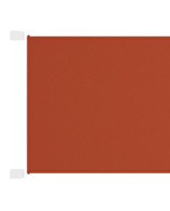 Auvent vertical Terre cuite 60x1200 cm Tissu oxford | Mobilier & Déco