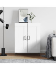 Buffet blanc 69,5x34x90 cm bois d'ingénierie | Mobilier & Déco