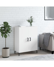 Buffet blanc 69,5x34x90 cm bois d'ingénierie | Mobilier & Déco
