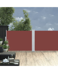 Auvent latéral rétractable Marron 120 x 1000 cm | Mobilier & Déco