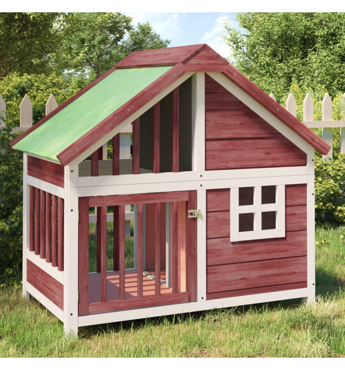 Chenil moka 96x60,5x87 cm bois de pin solide | Mobilier & Déco