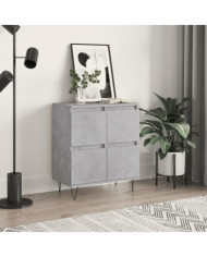 Buffet Gris béton 60x35x70 cm Bois d'ingénierie | Mobilier & Déco