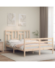 Cadre de lit sans matelas 120x200 cm bois massif | Mobilier & Déco