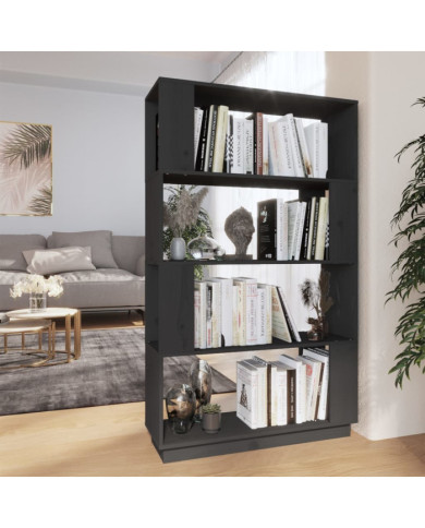 Bibliothèque/Séparateur de pièce Gris 80x25x132 cm Pin massif | Mobilier & Déco