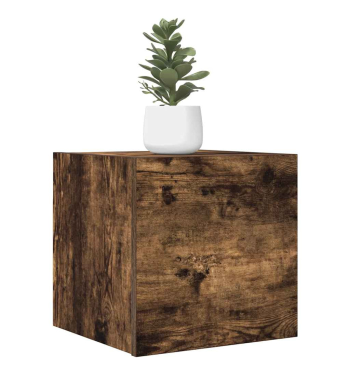 Meubles TV muraux 2 pcs Chêne fumé 30,5x30x30 cm | Mobilier & Déco