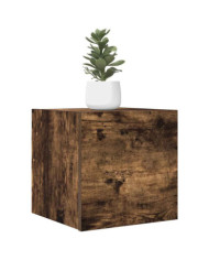 Meubles TV muraux 2 pcs Chêne fumé 30,5x30x30 cm | Mobilier & Déco