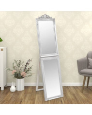 Miroir sur pied Argenté 40x160 cm | Mobilier & Déco