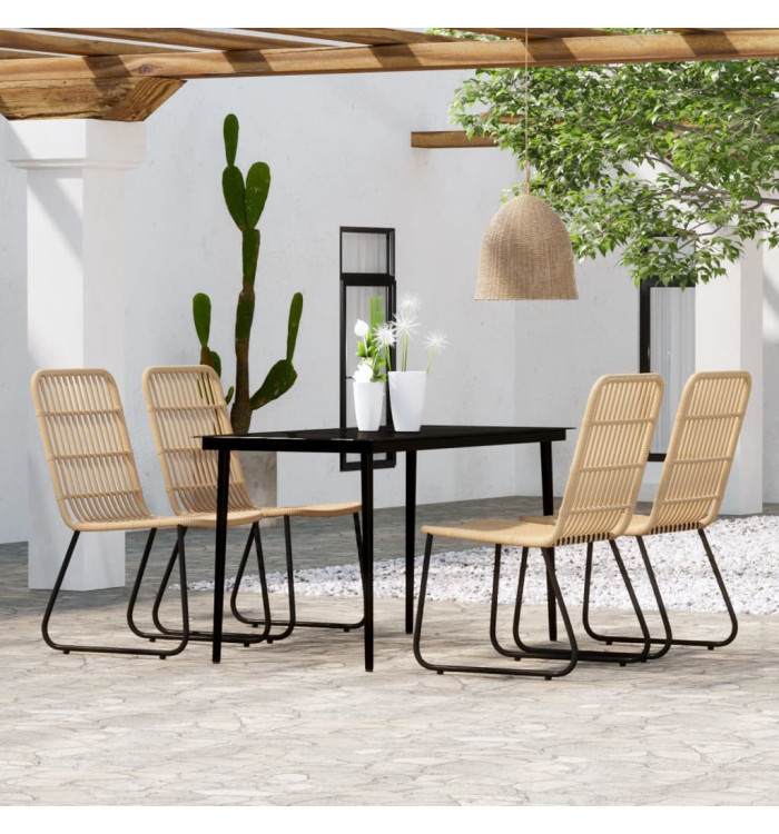 Ensemble à manger de jardin 5 pcs Chêne | Mobilier & Déco