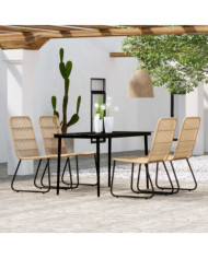 Ensemble à manger de jardin 5 pcs Chêne | Mobilier & Déco