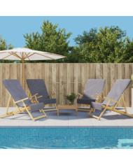 Serviettes de plage 4 pcs anthracite 60x135 cm tissu 400 GSM | Mobilier & Déco