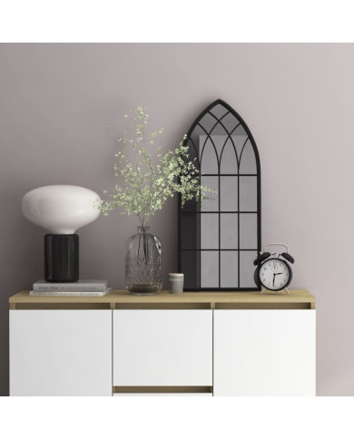 Miroir Noir 70x30 cm Fer pour utilisation à l'intérieur | Mobilier & Déco