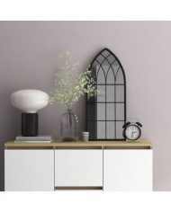 Miroir Noir 70x30 cm Fer pour utilisation à l'intérieur | Mobilier & Déco