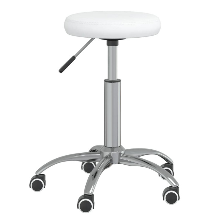 Tabouret de massage Similicuir Blanc | Mobilier & Déco