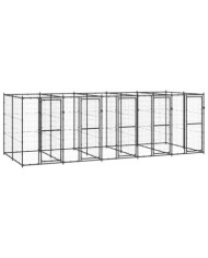 Chenil extérieur Acier 12,1 m² | Mobilier & Déco