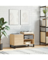 Armoire à disques chêne sonoma 85x38x48 cm bois d'ingénierie | Mobilier & Déco