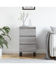 Buffet sonoma gris 40x35x70 cm bois d'ingénierie | Mobilier & Déco