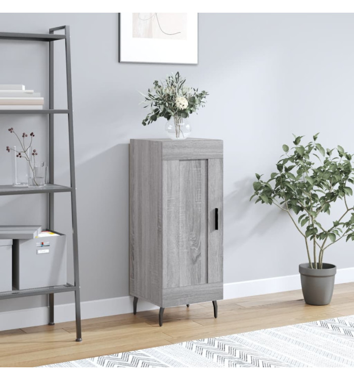 Buffet Sonoma gris 34,5x34x90 cm Bois d'ingénierie | Mobilier & Déco