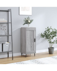 Buffet Sonoma gris 34,5x34x90 cm Bois d'ingénierie | Mobilier & Déco