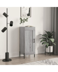 Buffet Sonoma gris 34,5x34x90 cm Bois d'ingénierie | Mobilier & Déco