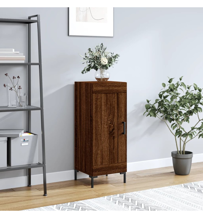 Buffet Chêne marron 34,5x34x90 cm Bois d'ingénierie | Mobilier & Déco