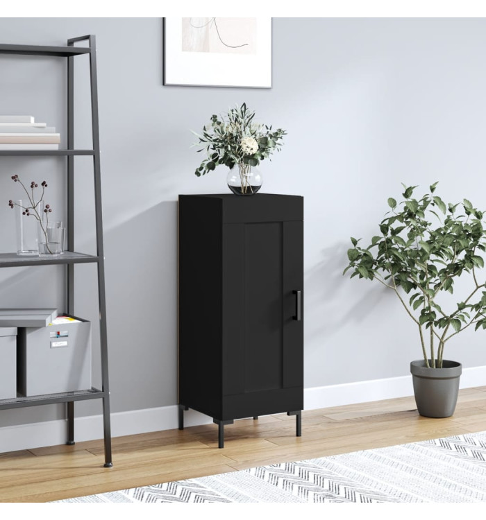 Buffet Noir 34,5x34x90 cm Bois d'ingénierie | Mobilier & Déco