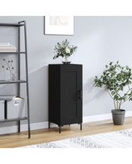 Buffet Noir 34,5x34x90 cm Bois d'ingénierie | Mobilier & Déco