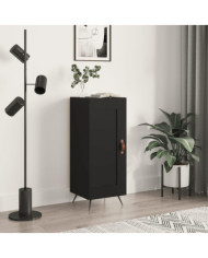 Buffet Noir 34,5x34x90 cm Bois d'ingénierie | Mobilier & Déco
