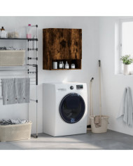 Armoire murale chêne fumé 60x31x70 cm bois d'ingénierie | Mobilier & Déco