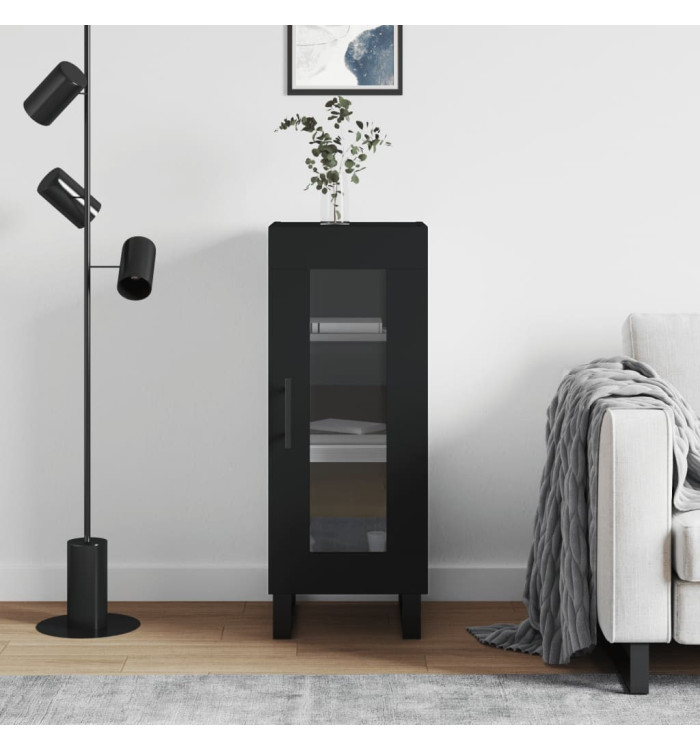 Buffet Noir 34,5x34x90 cm Bois d'ingénierie | Mobilier & Déco