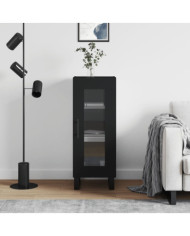 Buffet Noir 34,5x34x90 cm Bois d'ingénierie | Mobilier & Déco