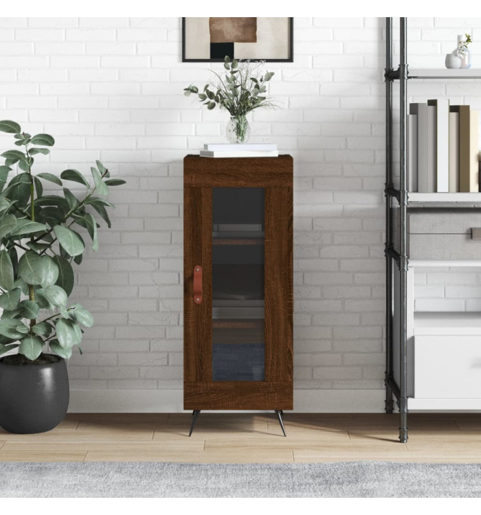 Buffet Chêne marron 34,5x34x90 cm Bois d'ingénierie | Mobilier & Déco