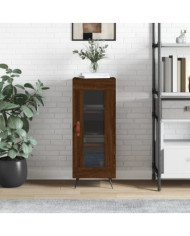 Buffet Chêne marron 34,5x34x90 cm Bois d'ingénierie | Mobilier & Déco