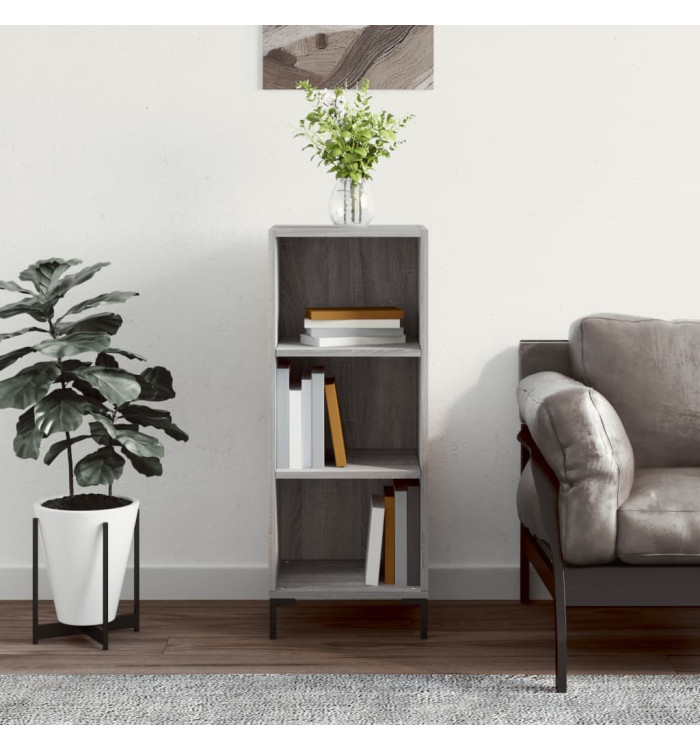 Buffet sonoma gris 34,5x32,5x90 cm bois d'ingénierie | Mobilier & Déco